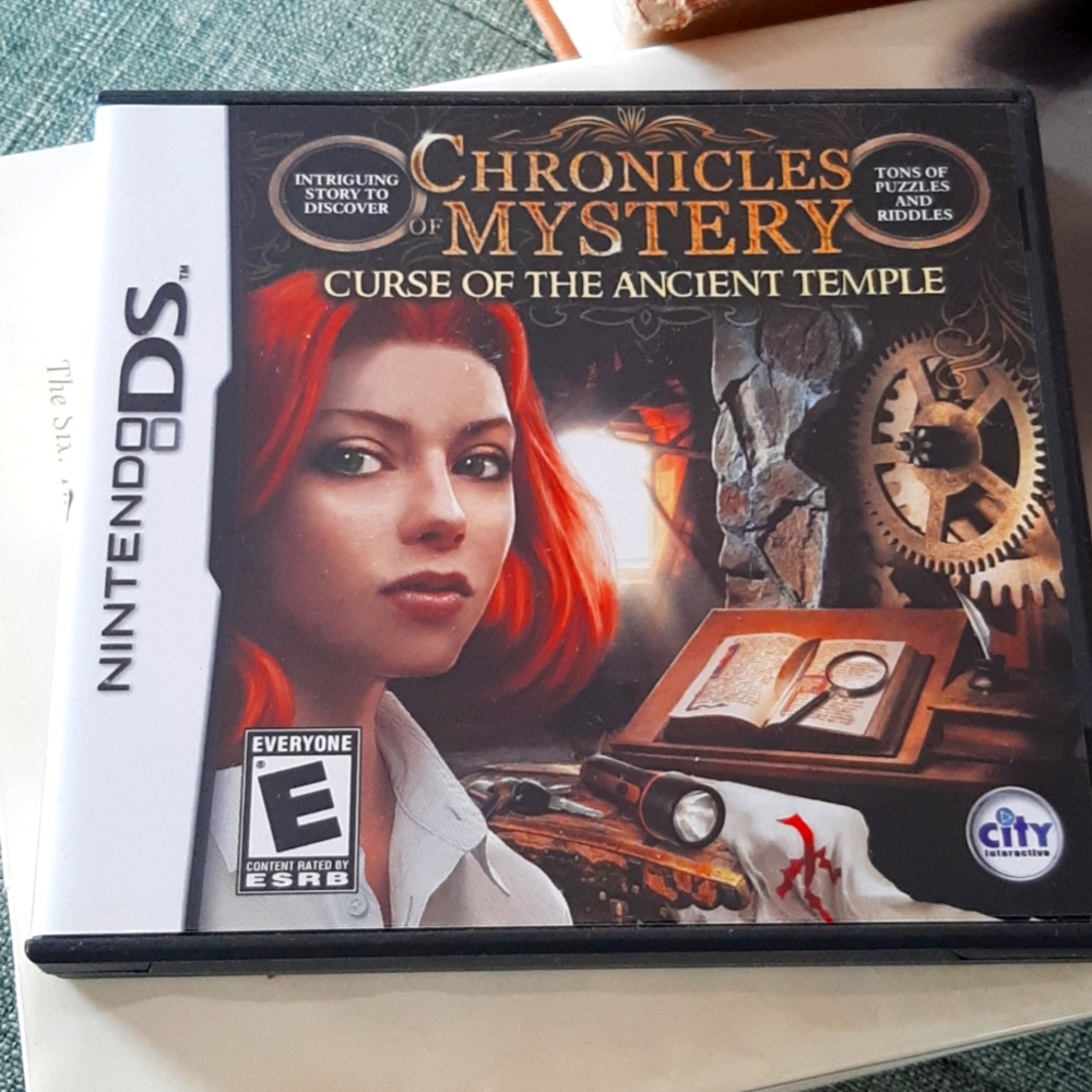 Chronicles of Mystery: Curse of the ancient temple Nintendo DS game 🎮